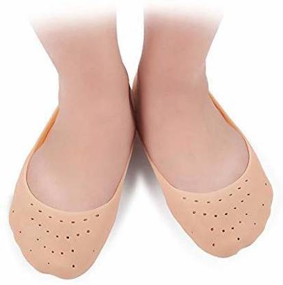 HOTIER Anti Crack Full Length (PACK OF 2 ) Silicone Foot Protector Moisturizing Socks for Foot-Care and Heel Cracks, socks for cracked feet, heel pad for heel pain, anti crack heel socks (FULL HEEL)