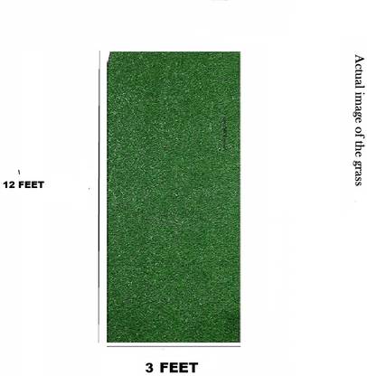 NPN 1 Piece Carpet Size: (3x12 Feet) or (36"x143" Inches) or (91x365 CM) Artificial Turf Sheet