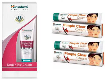 HIMALAYA under eye cream & Pimple Clear Cream (20 g , pack of 2 )