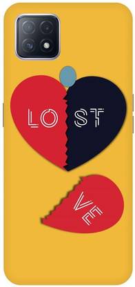 Zaplab Back Cover for OPPO A15s, CPH2179, I Love You ST Printed Back Cover