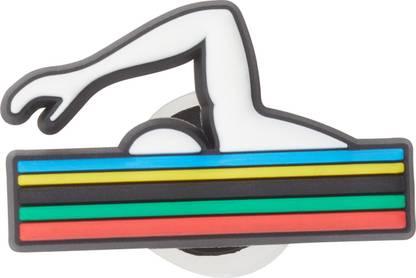 Crocs Olympic Games Swim Jibbitz Shoe Charm Plastic Shoe Charm