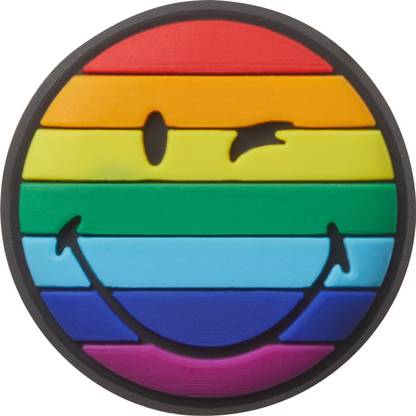 Crocs Smiley Pride Jibbitz Shoe Charm Plastic Shoe Charm