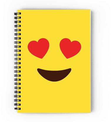 epheriwala Love Emoji A5 Notebook Unruled 180 Pages