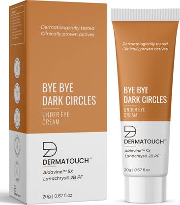 Dermatouch Bye Bye Dark Circles under Eye Cream | Reduces Eye Puffiness, Eye Bags-Pack-2