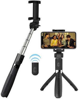 BLESSBE Smartphone Gimbal Stabilizer Selfie Stick Tripod with Bluetooth Camera Remote Shutter portable XY Axis 4 in 1 Gimbal YouTube Insta reels vlogging & live video For iPhone & Android Single Gimbal for Mobile