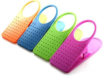 Anand Souvenir Unique Design Cup Holder/Table glass Clip/ glass stand, Use for Home/Office (Multi Color) Plastic Glass Holder