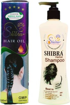 Shibra Herbal Hair Oil & Shampoo, Anti Hair Fall & Hair Growth Hair Oil