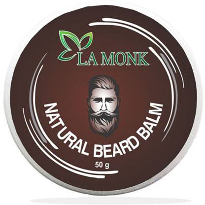 LA MONK NATURAL BEARD BALM - 50g Repair Damaged Hairs & Prevent Hair Loss Hair Wax