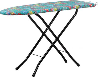 होमिफाय King Size Premium International Quality Ironing Board/ Iron Table Stand With Press Holder, Foldable & Height Adjustable (Multi-Color) Ironing Board इस्त्री करने का बोर्ड