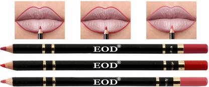 EOD smudge proof super smooth long lasting lip liner combo pack of 3