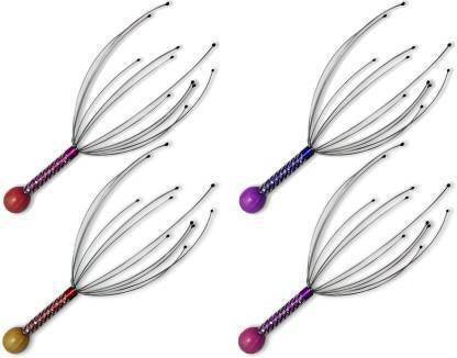 Dwarkesh matiriyal HEAD SCALP MASSAGER 04 Hair massager for men and girl Head and Scalp Massager Hand Held Scalp Head Massager for Stress Relief Bokoma Hand Held Scalp Head Massager Pain Relief Massager Massager (Multicolor) Massager
