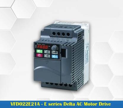 Delta Delta VFD022E21A - E series 1 - Phase Delta AC Motor Drive Input/Output Processor