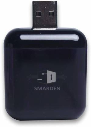 SmarDen Aero - Smart IR Blaster, Smart Remote, Control All Your Appliances from Anywhere, Multiple Remotes in One Smartphone, Voice Assistants as Siri, Bixby, Alexa, Google Assistants Multipurpose Controller