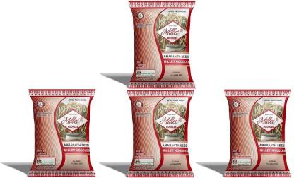 e-Millet Amaranth Seed Noodles with Masala pack of 190g x 4 nos Hakka Noodles Vegetarian