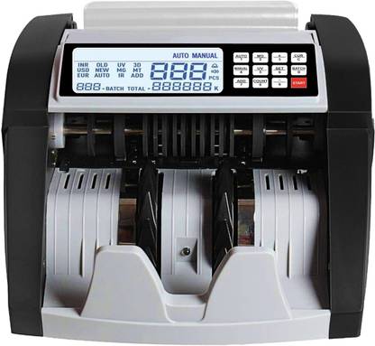 Drop2Kart Currency Counter - Automatic AccuCount, UV/MG/MT/IR FakeNote Detection, User Friendly, HeavyDuty Motor, After Sales Service Support Note Counting Machine