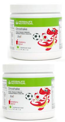 Herbalife Nutrition Dinoshake Strawberry 200 gm of 2 psc Plant-Based Protein