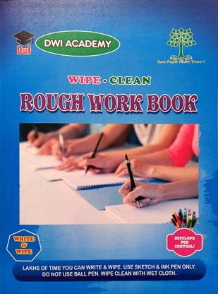 Rough Note Book, Write Wipe & Clean (Reusable Books)