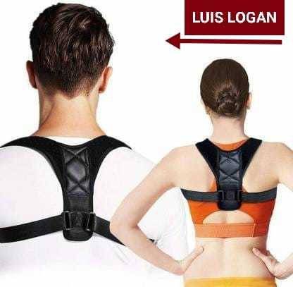 LUIS LOGAN Posture Corrector Adjustable Belt Clavicle Brace (Black,XL) Posture Corrector