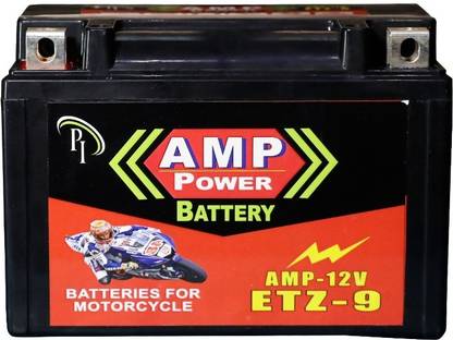 PI AMP -BIKE BATTERY ( ETZ-9) 9 Ah Battery for Bike