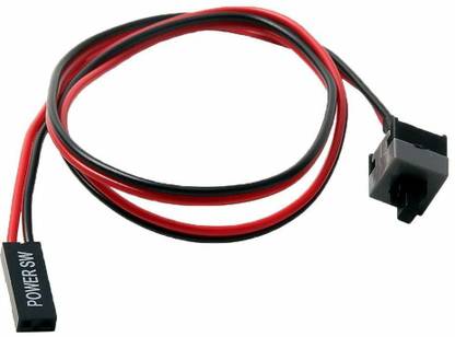 Ankirun PC Desktop ATX Front Panel Power On Supply Reset Switch Connector Cable Lead Reset Switch Connector Cable Wire Connector