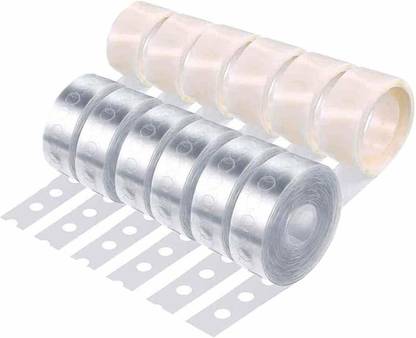 Rozi Decoration Balloon Accessories Tool Kits 6 Pcs Arch/Balloon Chian & 6 Roll/600 Glue Dots Pack of 12 Accessory Tape Dot