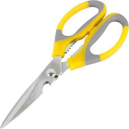 N S TREND 1Pcs Stainless Steel Kitchen Scissors Shears Tool Using for Chicken Poultry Fish Meat Vegetables All-Purpose Scissor ( (Set of 1, Multicolor) Stainless Steel All-Purpose Scissor