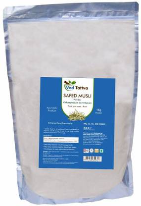 Ved Tattva Safed Musli Powder - 1 Kg Value Pack