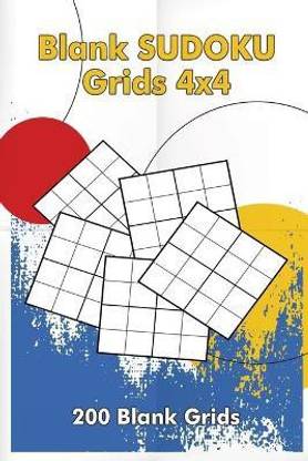 Blank Sudoku Grids 4x4, 200 Blank Grids
