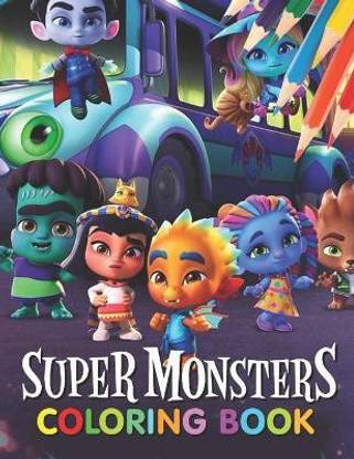 Super Monsters Coloring Book