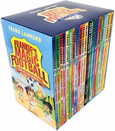 Frankie's Magic Football Top of The League 20 Books Box [Paperback] Frank Lampard; Action & Adventure; na; Literature & Fiction; 1)Game Over 2)Summer Holiday ShowDown 3)The Elf Express 4)Olympic Flame Chase 5)The Great Santa Race 6)Mammoth Mayhem 7)Deep Sea Dive 8)Team T.REX 9)Meteor Madness 10)The Grizzly Games 11)Frankie's Ka and Children's Books