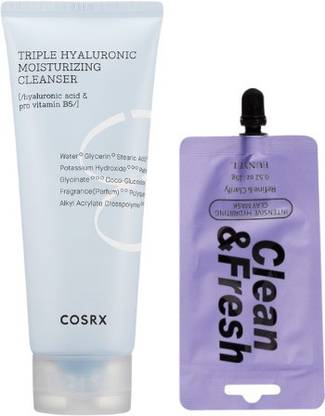 Cosrx MOISTURIZING FACE WASH +CLAY MASK