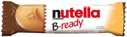 nutella B-Ready Chocolate Wafer Bars (Pack of 6) Cream Filled Biscuit