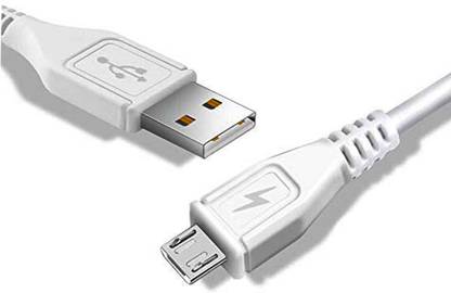 AASARWA Micro USB Cable 1.5 m Vivo el-20 data cable vivo Micro USB Fast Charging Cable || Sync Cable || Charger Cable For Power Bank, Bluetooth Earphones, Car Charger | Quick Charge Cable Speed Up to 3.1 Amp || High Speed Data Transfer Cable With Mobile Tablet PC Laptop Android Smartphone V8 Cable - White ( Pack of 1 )