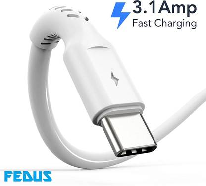Fedus Micro USB Cable 2 A 0.1 m " type c charging cable|power bank cables fast charging| short data cable for powerbank, Portable and UniversalFast Charging (10 cm) Pack-2"