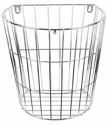 ROSSIL Stainless Steel Use Me Dustbin Stainless Steel Open Dustbin/Stainless Steel Garbage Bin Steel Dustbin (Silver) Stainless Steel Dustbin