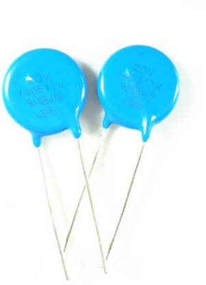 gobagee Branded MOV 20 pcs 14D511K 470 Volt Metal Oxide Varistor Voltage Dependent Resistor Electronic Components Electronic Hobby Kit
