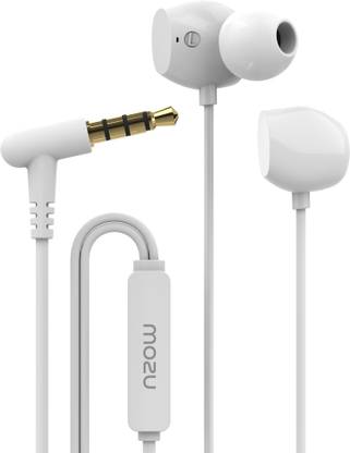 Mozu Audiology 101 with Rugged Wire, L-Shape Connector, Built-in-Mic Wired