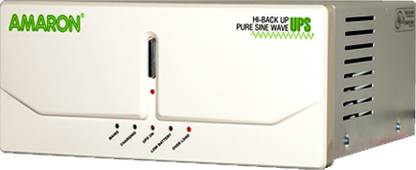 amaron 880Va Hi Back Up Pure Sine Wave Ups (White) 2021 New Model Pure Sine Wave Inverter