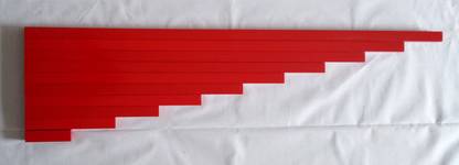 Jnanamudra Montessori-Sensorial-RED LONG RODS