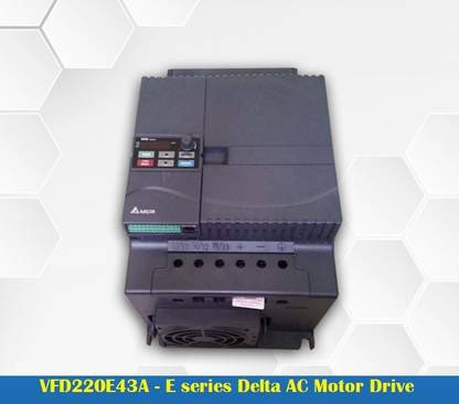 Delta VFD220E43A - E series Delta AC Motor Drive - 3 Phase DC Brushed Motor