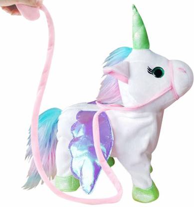 Amaflip Unicorn Flying Horse Figurine Walking Sing