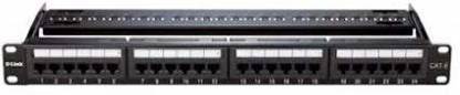 D Link 24-Port Patch Panel NCB-C6UGRYR-100/305 Rack Server