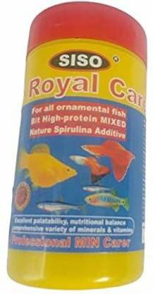 SISO AQUATIC FISH FOOD - BITS ROYAL COLOUR 100ML (50GM) Sea Food 0.05 kg Dry Young Fish Food