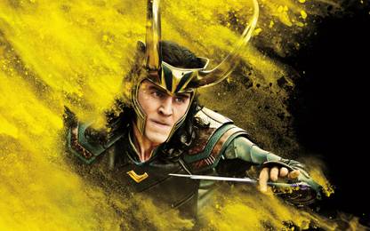 Marvels'S Thor Ragnarok Loki Poster Paper Print