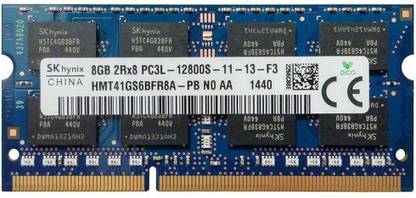Hynix HMT41GS6AFR8A-PB PC3L 12800S , CL 11 DDR3 8 GB Laptop (1600Mhz 1.35V Low voltage laptop RAM DDR3 8 GB (Dual Channel) Mac, Laptop (HMT41GS6AFR8A-PB PC3L 12800S , CL 11))