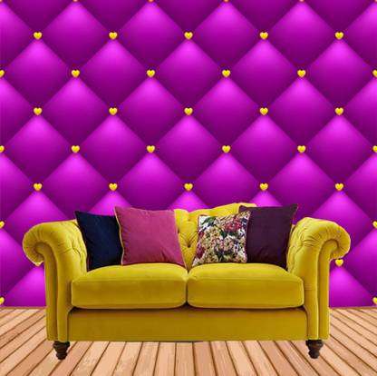 COLOR SOLUTION Decorative Purple Wallpaper