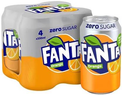 Fanta ZERO SUGAR (4 X 330 ML) Can