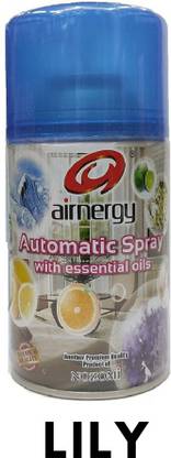 AIRNERGY Air Freshener with essential oils of Lilly Spray, Refill Air Freshener with essential oils of Lilly