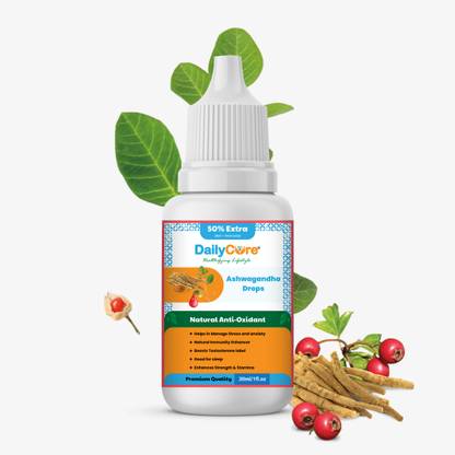 Daily Cure Daily Cure Ashwagandha Drops to boost Immunity Strength Stamina& Mental wellness