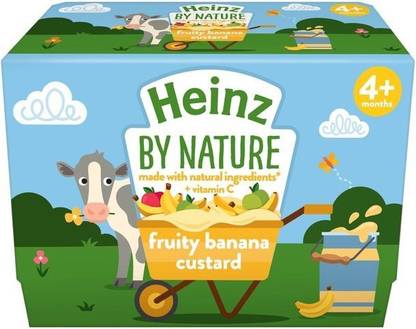 HEINZ Fruity Banana Custard 4x100g (400g) Cereal